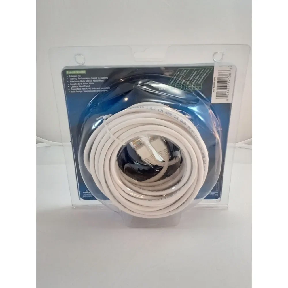 Leviton‎ CAT 5e Patch Cord 25 Ft. Hi-Speed Computer Cable